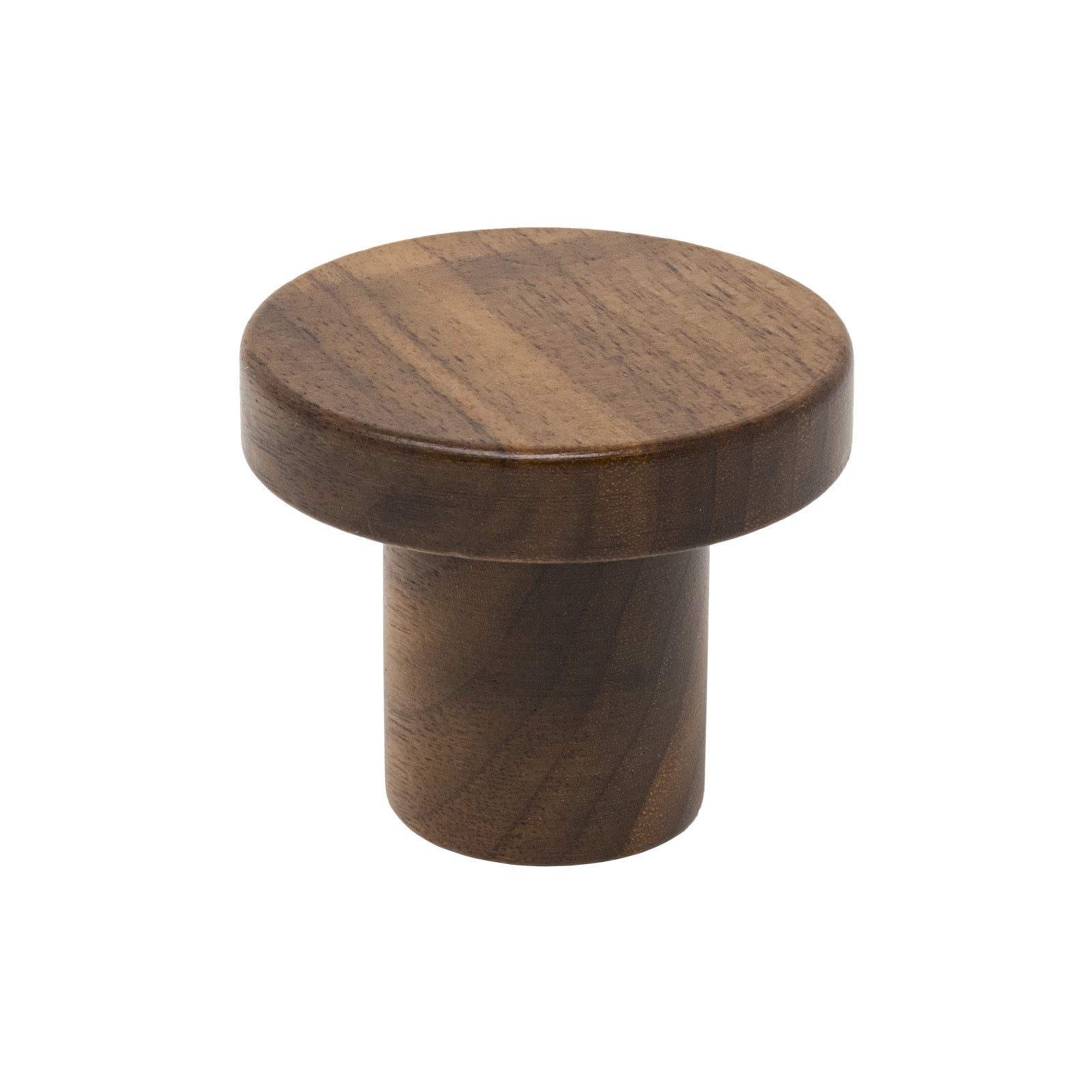 SHOW 48mm Round Circum Cabinet Knob In Walnut Finish