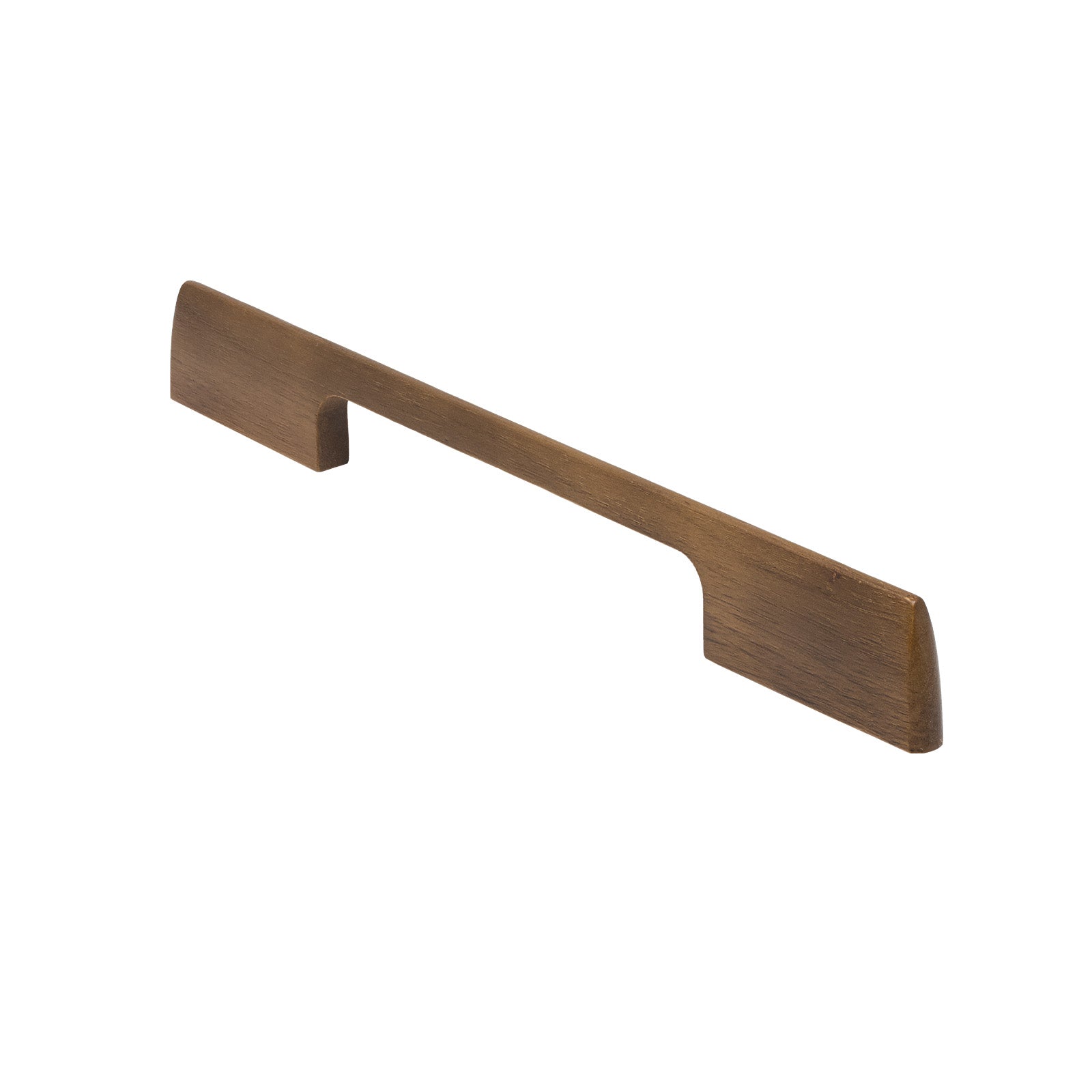 SHOW 224mm Slim Metro Cabinet Pull Handle In Walnut Finish