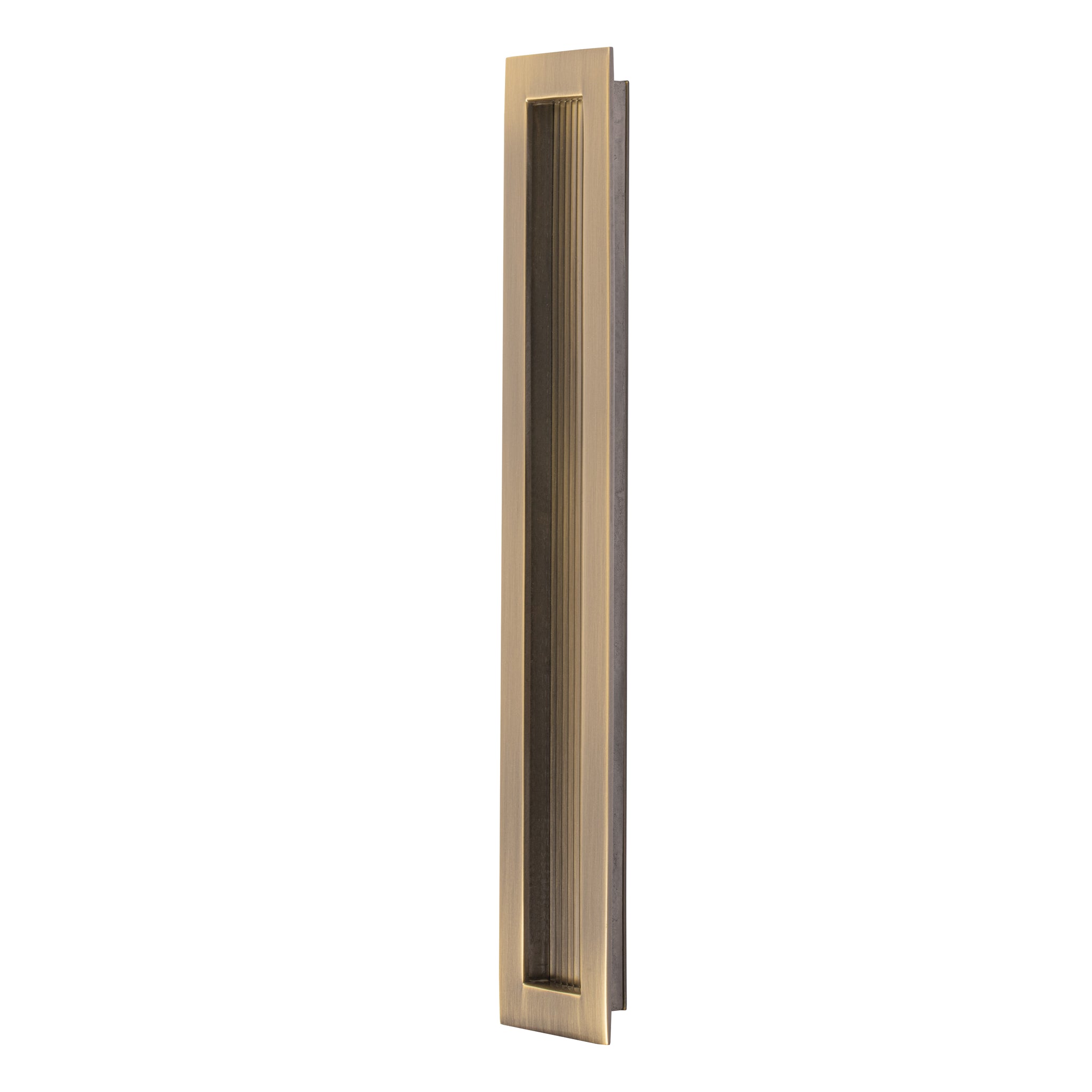 Reeded Rectangular Flush Pull | Sliding & Pocket Doors