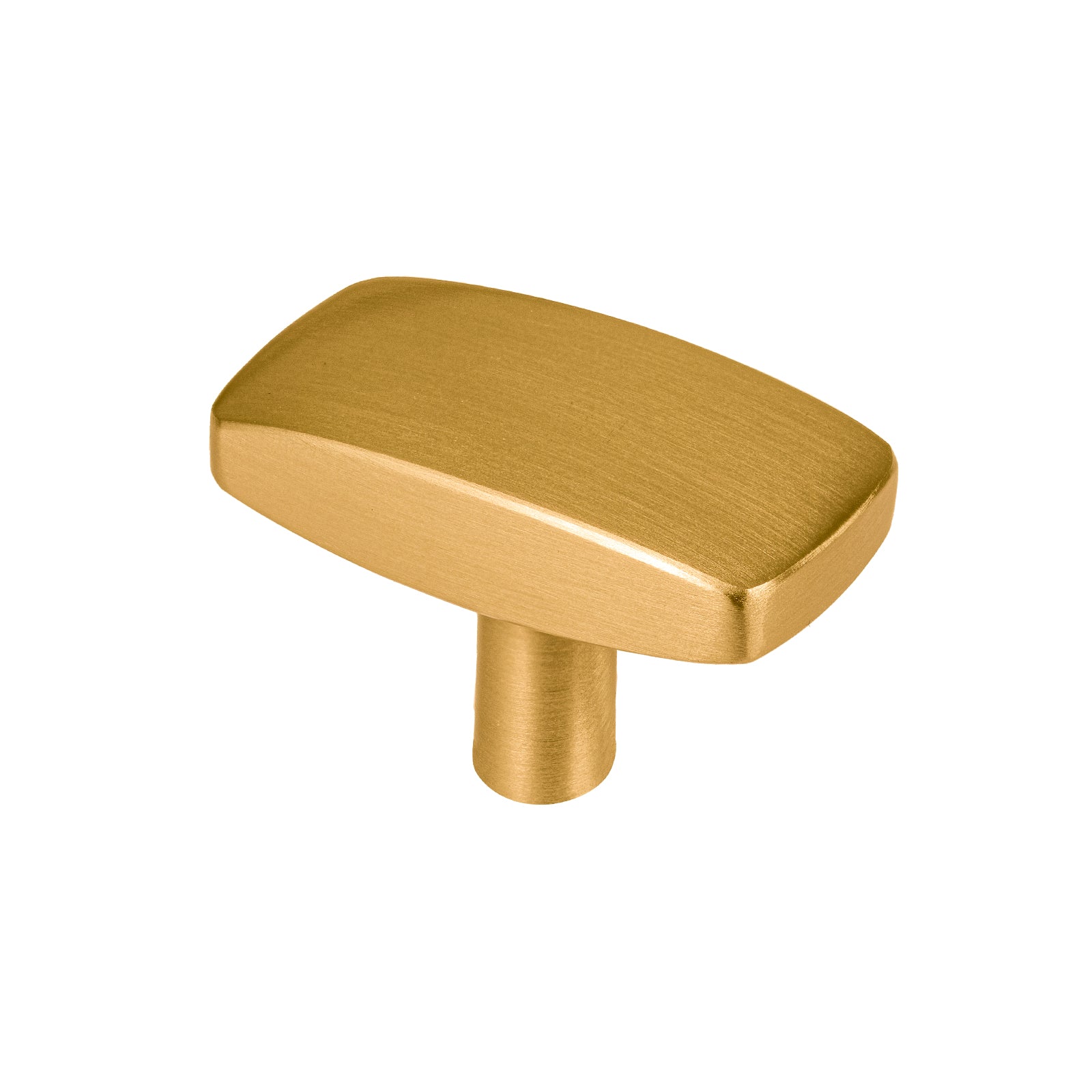 satin brass rectangular cabinet knobs, kitchen cupboard knobs SHOW
