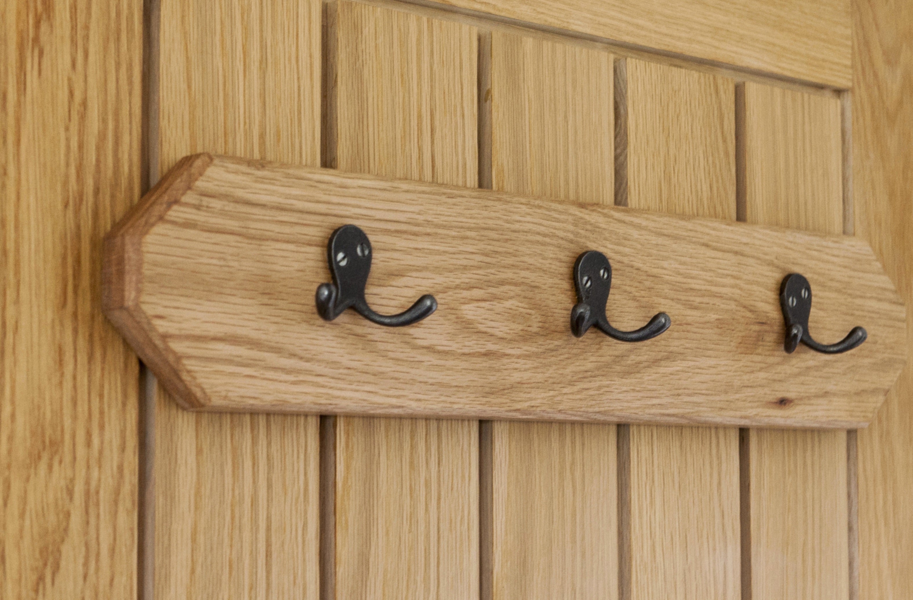 Double Robe Hook | Antique Iron | Coat & Robe Hooks